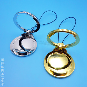 Phone Stand Ring Buckle Metal <b>Folding</b> <b>Desk</b> Support 35mm Zinc Alloy Geometric Shape - Product Image 2