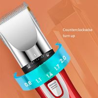 Tondeuse à cheveux professionnelle pour la maison avec alliage de titane, charge rapide, réglable, rechargeable, sans fil, pour hommes