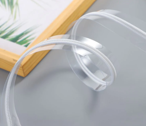 للبيع بالجملة شفافة مقاومة للماء #3 و #5 واضحة في لفة سحاب نايلون لحقيبة المكياج - Product Image 6