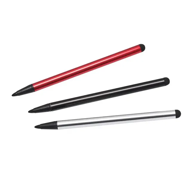 2in1 Plastic Compact Touch Screen Capacitive Pen Palm Rejection Stylus Pencil for Tablet iPad Cell Phone & PC Made in China