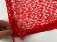 Lavendel HDPE gaas zakken voor ui en knoflook, aanpasbare maten, hoge kwaliteit, wasbaar, blaasgegoten, voor agrarisch gebruik, op maat gemaakt.