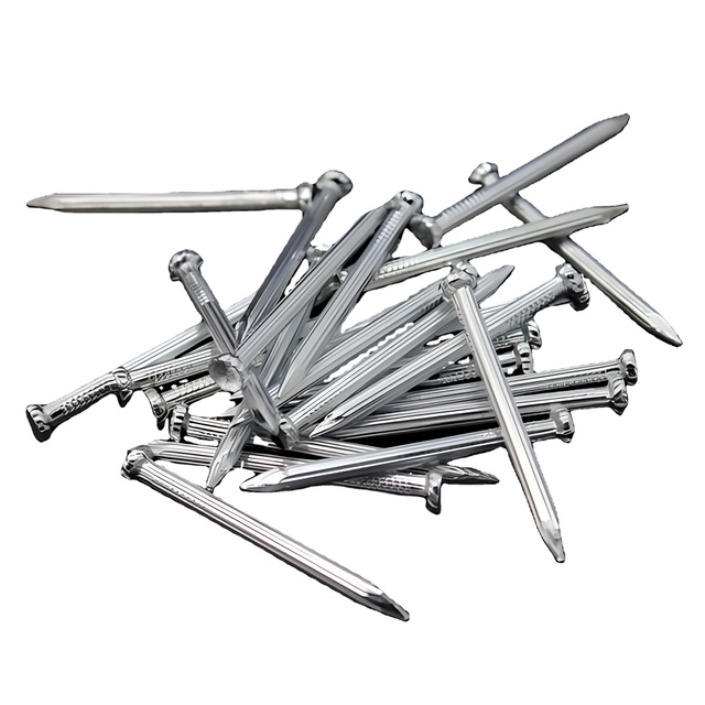 High Quality 5mm 1-6 Inch Galvanised Concrete Nails 25kg Carton 1kg Box Steel Nails Low Price