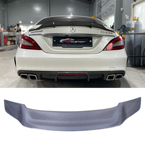 สปอยเลอร์หลังคาร์บอนไฟเบอร์ทรงรังผึ้ง รุ่น R สำหรับรถยนต์ CLS C218 W218 ปี 2011-2019 - Product Image 2