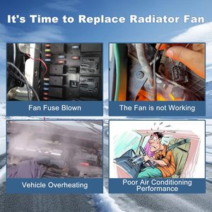 Ventilador <span class=keywords><strong>de</strong></span> Condensador para <span class=keywords><strong>Aire</strong></span> Acondicionado YDH-CLIMA, OEM 16363-75030 16361-75040, Ventilador Eléctrico <span class=keywords><strong>de</strong></span> Radiador para Hiace - Product Image 6