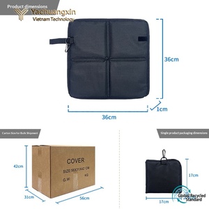 Portable Seat <b>Pad</b> Black Foldable Outdoor <b>Cushion</b> for Sitting Comfortable Travel Use - Product Image 6