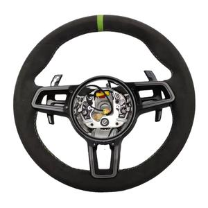 Volante Deportivo Personalizado de Alcántara para GT3911 991/992 987, Cayenne 958, Boxster 718, Cayman, <span class=keywords><strong>Macan</strong></span>, Panamera, Taycan para Porsche - Product Image 1