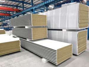 แผ่นผนังแซนด์วิชโลหะกันน้ำสำหรับคลังสินค้าโลจิสติกส์สมัยใหม่และห้องเย็น - Product Image 5