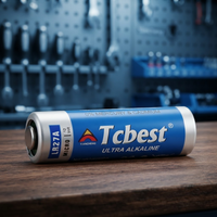 Baterai Alkaline A27 12V 27A Anti Bocor, Daya Tahan 5 Tahun untuk Sensor Nirkabel Bel Pintu OEM MOQ 2000