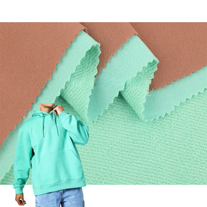 2107 #90 Polyester 10 Cotton TC 230gsm Dệt Kim Pháp Terry Bông Giống Như Chất Liệu Vải Cho Hoodies - Product Image 1