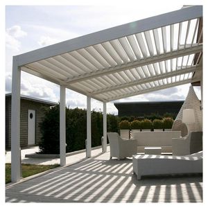 Système de stores vénitiens électriques, prix, imperméable, gazebo extérieur, <span class=keywords><strong>piscine</strong></span>, toit rétractable, rideaux, pergola - Product Image 6