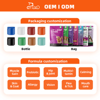 Complément alimentaire personnalisable Pet Yuan pour animaux de compagnie, comprimés probiotiques à mâcher pour chiens et chats