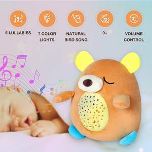 Meilleure vente de jouets animaux en <span class=keywords><strong>peluche</strong></span>, figurines de hibou avec lumière apaisante et musique de sommeil, <span class=keywords><strong>berceuse</strong></span>, <span class=keywords><strong>veilleuse</strong></span> - Product Image 3