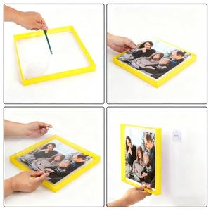 Cadre photo transparent double face en acrylique coloré, taille personnalisée, pour décoration de chambre - Nouveauté 2026 - Product Image 5