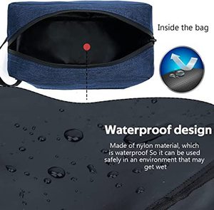 Black Waterproof High Quality Toilet Pouch <b>Wash</b> <b>Bag</b> Travel <b>Mens</b> Custom Toiletry <b>Bag</b> Toiletries Canvas Cosmetic <b>Bag</b> - Product Image 4