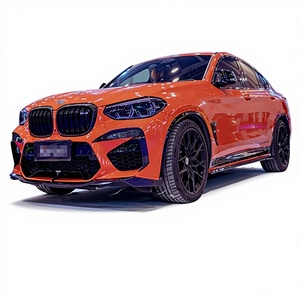 Nuevo Spoiler Delantero de Fibra de Carbono, Divisores de Parachoques para X3M X4M F97 F98 2019-2021, Tuning Automotriz, Negro - Product Image 1