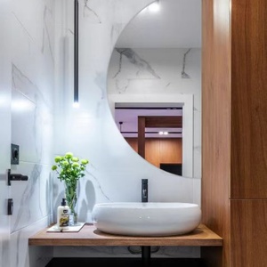 China Factory Wholesale 2mm 3mm 4mm Aluminum Vanity/Beveled/Clear Glass <b>Mirror</b> Sheet, Frameless <b>Panel</b>, Custom Shape & Thickness - Product Image 1