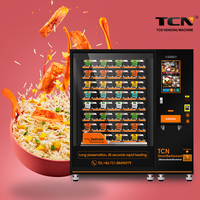 Distributeurs automatiques de nourriture chaude TCN Wholesale Automat, sans argent liquide, entièrement automatiques avec micro-ondes