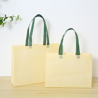 Sacs promotionnels en tissu non tissé PP avec poignées, personnalisables avec logo, écologiques, motif lettres, tailles S/M/L, vente en gros