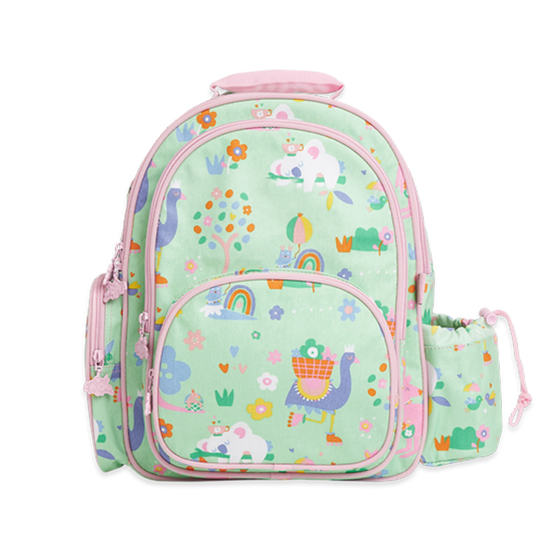 Custom Polyester Printed Bookbags Kids Back