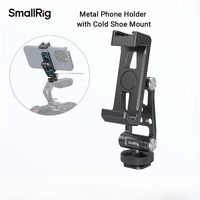 Untuk Smalrig 4382 Cold Shoe Phone Support untuk RS 3/RS 3 Pro/RS 3 Mini/RS 4/RS 4 Pro Aluminium