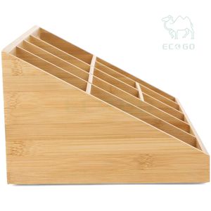 Organizador de accesorios para condimentos y bebidas Move, organizador de tazas de bambú natural - Product Image 2