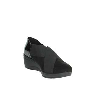 Sandales compensées Novaflex pour femmes, modèle Schilpario, noires - Product Image 5