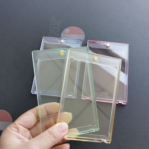 Support magnétique multicolore 35PT en acrylique pour cartes TCG, idéal pour l'affichage de cartes de <span class=keywords><strong>jeu</strong></span> et de collection - Product Image 4