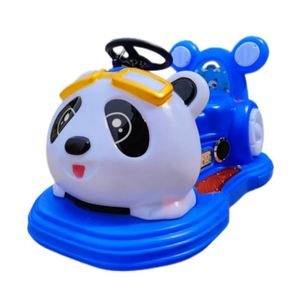 Coche de Choque Eléctrico Infantil de Plástico con Diseño de Panda Rojo para Exteriores, Equipo de Atracción - Product Image 3