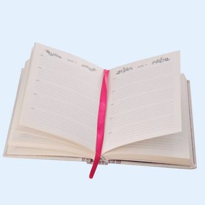 Carte de vœux <span class=keywords><strong>personnalisée</strong></span> en carton avec nom et logo sur mesure, <span class=keywords><strong>couverture</strong></span> gaufrée, pages vierges lignées pour l'école, le bureau, le journaling et les cadeaux - Product Image 1