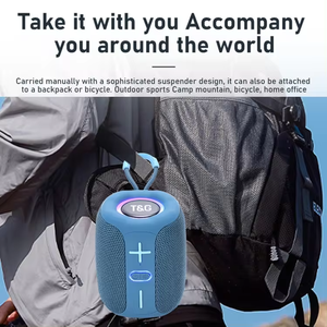 คุณภาพสูง <span class=keywords><strong>TG658</strong></span> แบบพกพา BT ลําโพงลําโพงไร้สาย TWS 1200mAh กันน้ํา Mini Bass คอลัมน์ AUX TF BT ลําโพง Soundbar - Product Image 5