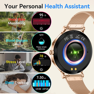 Đồng hồ thông minh Senbono cho Nữ Đồng hồ thông minh Kc98 AI trợ lý giọng nói gọi BT theo dõi nhịp tim theo dõi giấc ngủ cả ngày + 100 Đồng hồ thể thao thông minh cho nữ - Product Image 5