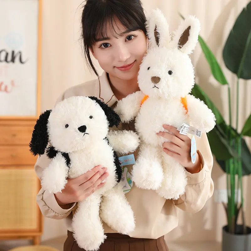 35CM créatif animal en peluche chiens lapin lapin kawaii peluche peluche peluche peluche pour bébé cadeau