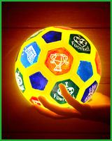 Fournitures d'art Créativité Arts & Crafts Kit Peindre Votre Propre Ballon de Football 3D Lampe Kit pour Enfants