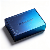 Caja de Embalaje de Cartón Reciclado Impresa Personalizada con Laminación Mate y Grabado en Relieve para Regalos, Cosméticos y Ropa