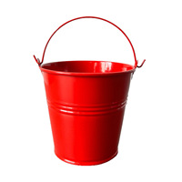 Ember Timah Warna-warni 10cm Tahan Lama, Ember Mini Terbaru, Pot Tanaman Meja, Pot Bunga Dekorasi Rumah Warna Permen