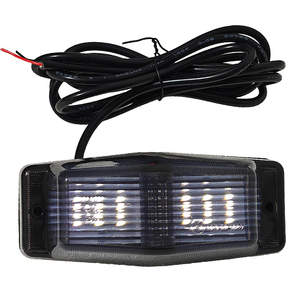 24V 앰버 화이트 <span class=keywords><strong>LED</strong></span> 프론트 그릴 라이트 더블 버너 폴 마커 램프 레트로 스카니아 벤츠 볼보 맨 트럭 로리용 - Product Image 5