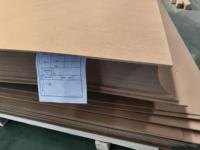 Panneau MDF écologique ZST pour lamination sous vide UV, épaisseur 18 mm, motif marbre, norme E1 de formaldéhyde