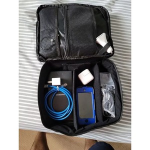Bolsa de Almacenamiento de Cables de Doble Capa para Cables, Cargadores y Baterías Externas, Regalos Tecnológicos de Viaje, Fábrica con Certificación BSCI - Product Image 6
