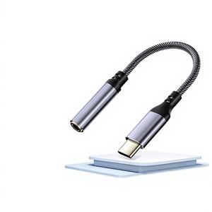 Cavo Adattatore Audio da Type-C a 3.5mm con Connettore Placcato Oro, Supporto 17 - Product Image 1
