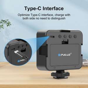 PULUZ 100 LED 5W Lumière d'appoint vidéo à températures de couleur réglables pour appareil photo / caméscope - Product Image 5