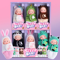 Muñeca Bebé Reborn, Juguete de Simulación, Mini Modelo Adorable de Recién Nacido, Niña o Niño, PVC, Regalo para Halloween, Navidad, Cumpleaños