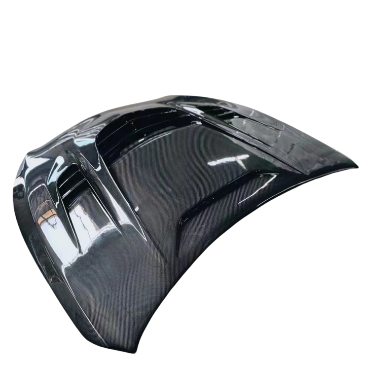 Real Carbon Fiber Front Grill Overlay Trim Cover For Infiniti Q50 Q50S 2014-2017 – Glossy UV-Resistant