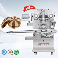 Machine à fabriquer des biscuits bicolores YC-168, 20-120 pièces/min, poids 10-180g, acier inoxydable 304, écran tactile PLC, 220V