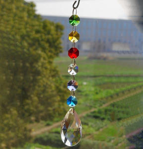 Candelabro de cristal lágrima colgante suncatcher adorno MH-12640 - Product Image 4