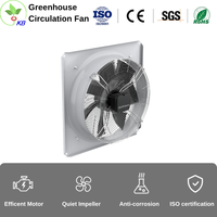 Ventilateur axial industriel haute efficacité, moteur 380V, couvercle en acier inoxydable, faible débit d'air, unité d'extraction pour atelier