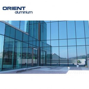 Skyscrape không thấm nước khung nhôm cấu trúc tường Rèm Kính chi phí cho mỗi Mét Vuông Tường Rèm Kính - Product Image 3