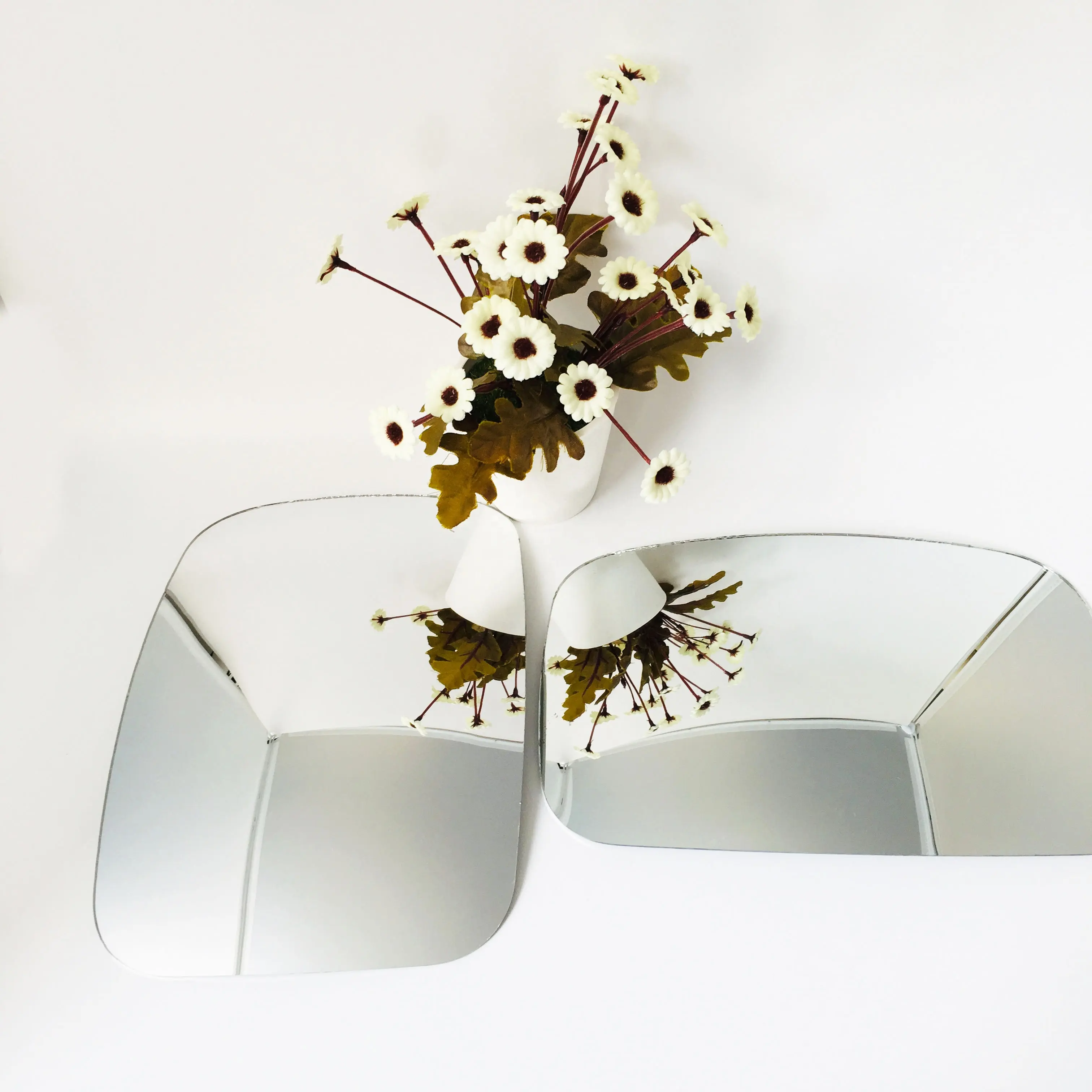 2mm Floatglas Aluminium konvexes Spiegelglas