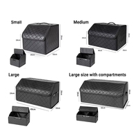 Boîte de rangement pour coffre de voiture, grande capacité, boîte de rangement multi-usages pour voiture, sac de rangement pour coffre