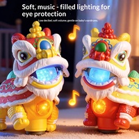 Tambour électrique universel directionnel, jouet lion dansant, culture chinoise traditionnelle, cadeau du Nouvel An pour enfants