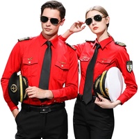 Uniforme de capitaine de bord et d'hôtesse de l'air pour les pilotes et les membres d'équipage